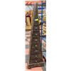 Image 1 : UNCLAIMED WOODEN TIKI-STYLE TRIANGLE SHELF