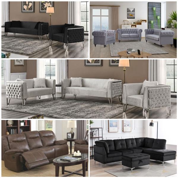 FEATURED NEW SOFA SETS AND SECTIONALS