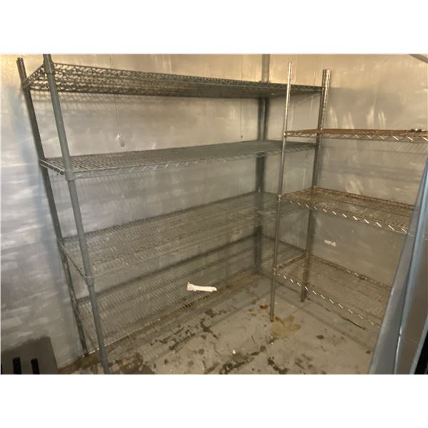 2 ASSORTED METRO STYLE MULTI TIER RACKS