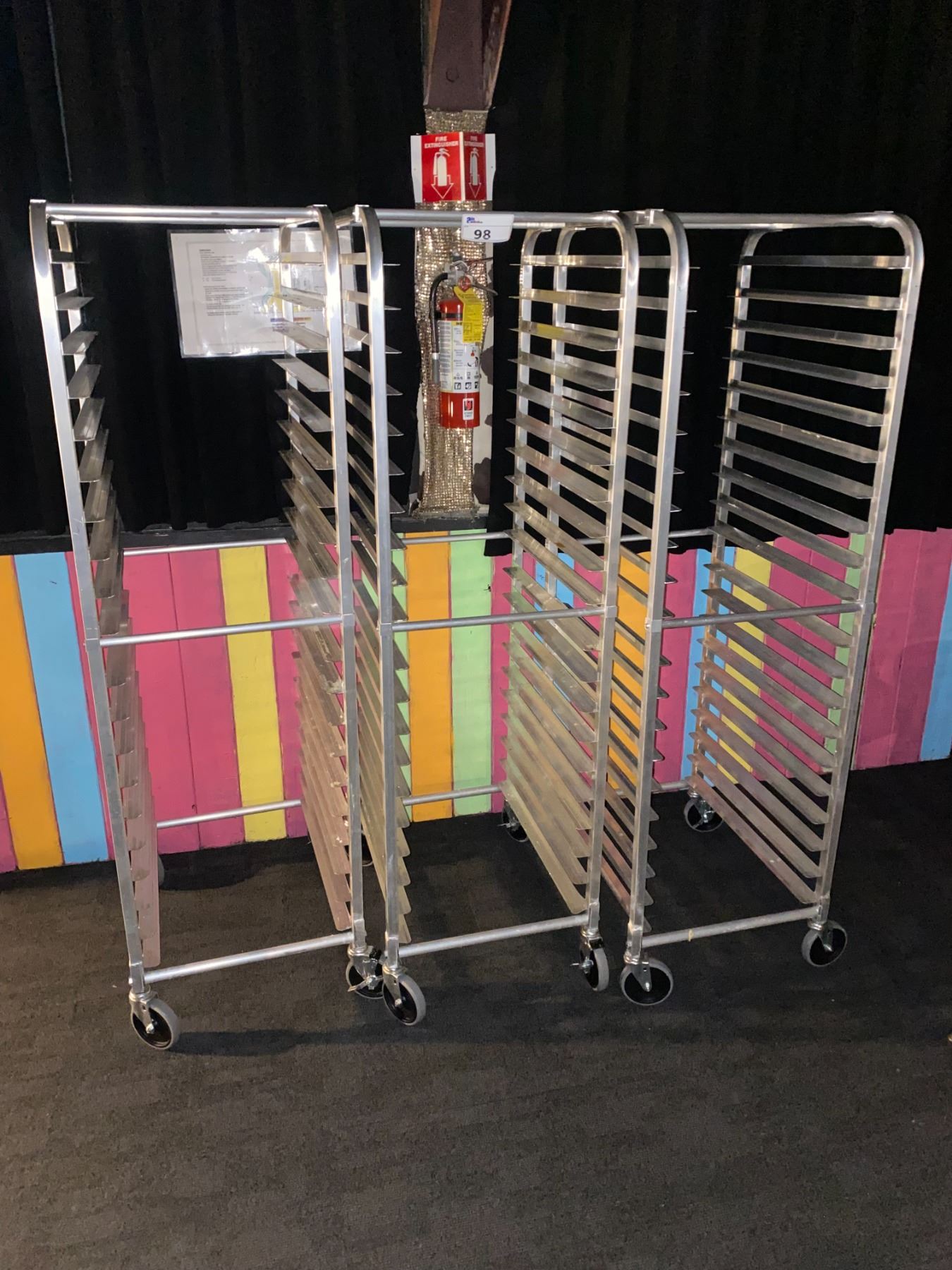 3 MOBILE SHEET RACKS - Able Auctions