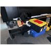 Image 2 : LARGE LOT OF ASSORTED SET DECK AND ASSORTED SUPPLIES INCLUDING PLASTIC COOLER RISER PLATFORMS,