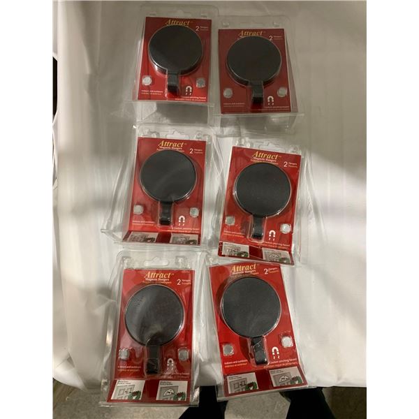 Attract Magnetic Door Hangers - Black Lot of 6