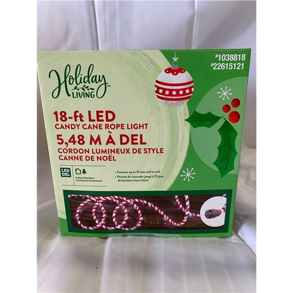 Holiday Living 18-ft LED Candy Cane Rope Light