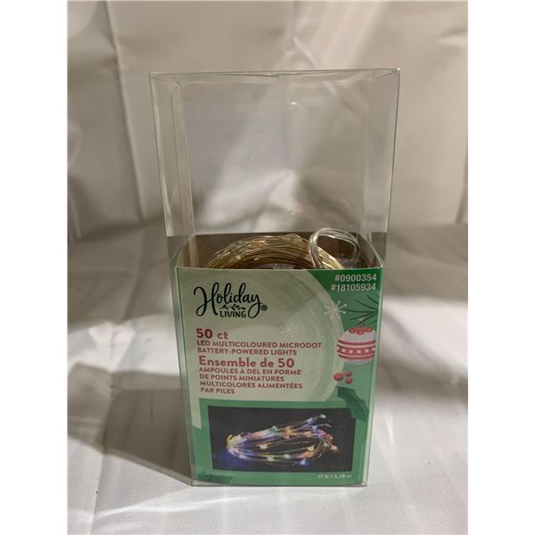 Holiday Living 50 Count LED Multi Colored Microlights