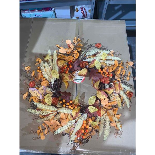 Holiday Living Harvest Wreath 24" Width
