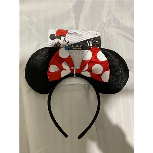 Disney Minnie Mouse Plush Headband - Lot of 3