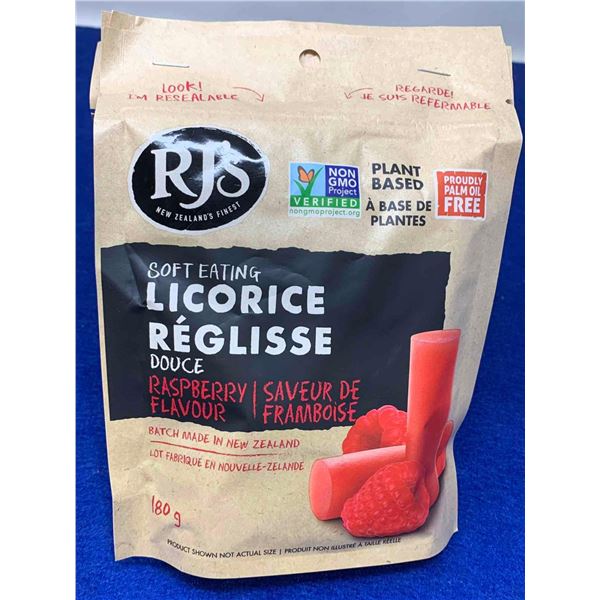 RJ's Soft Eating Licorice-Raspberry Flavour (180g x 4)
