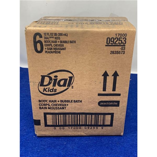 Dial Kids Body & Hair & Bubble Bath (6 x 355ml)