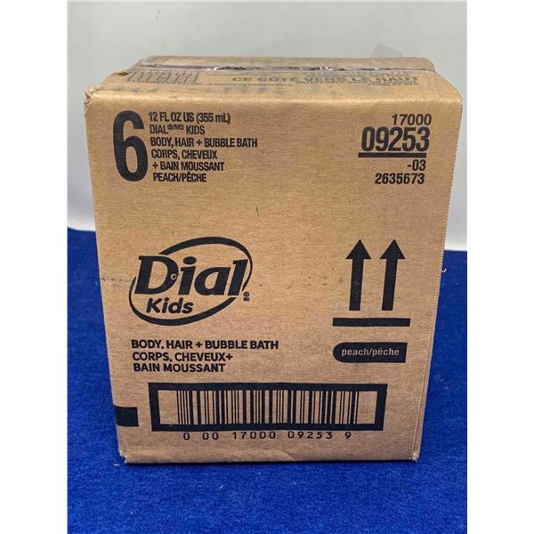 Dial Kids Body & Hair & Bubble Bath (6 x 355ml)
