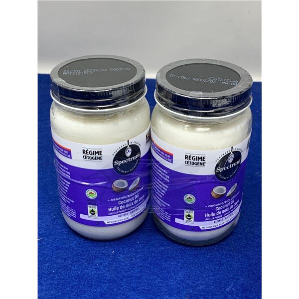Spectrum Organic Coconut Oil Refined (2 x 414ml)