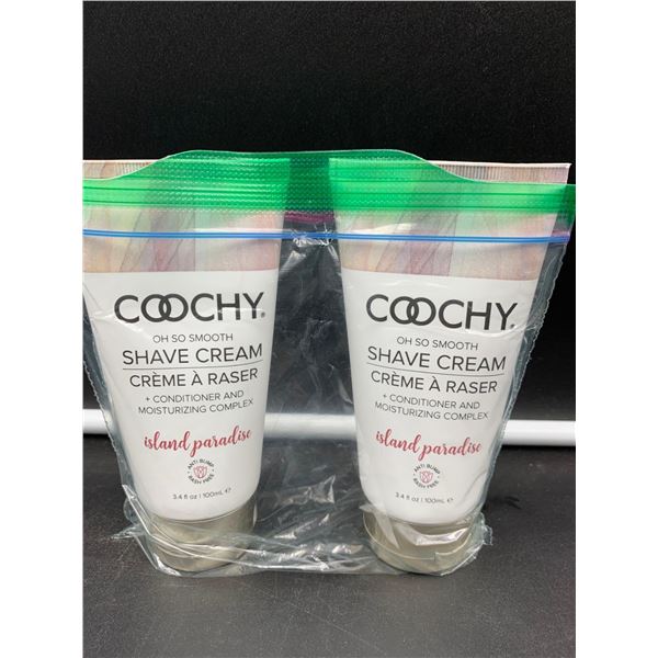 Coochy Shave Cream- Island Paradise (2 x 100ml)