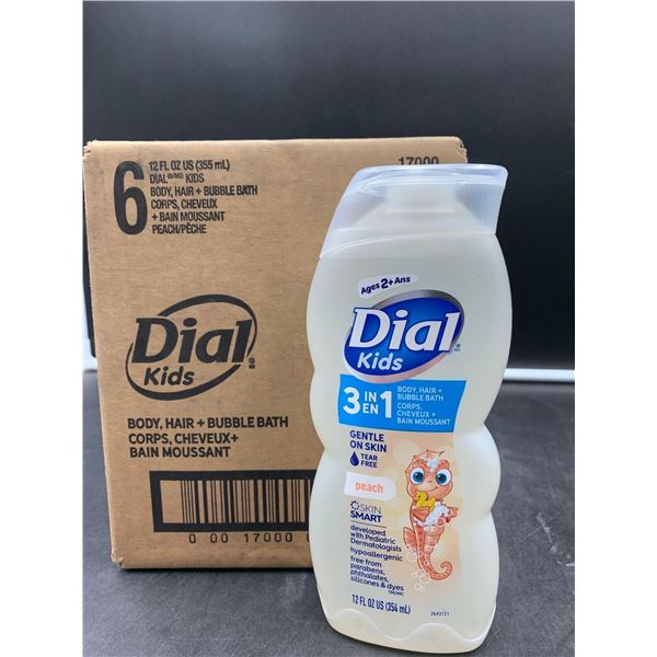 Dial Kids 3 in 1- Peach Scent (6x 355ml)