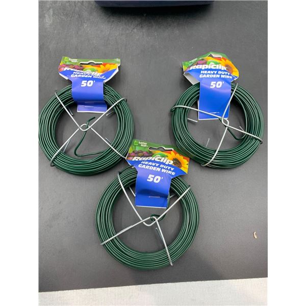 RapiClip Heavy Duty Garden Wire (3 x 50ft)