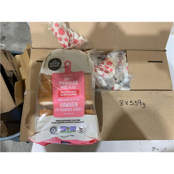 Delicious Hawaiian Sweet Wide Slice, Gluten Free Bread 6x539g
