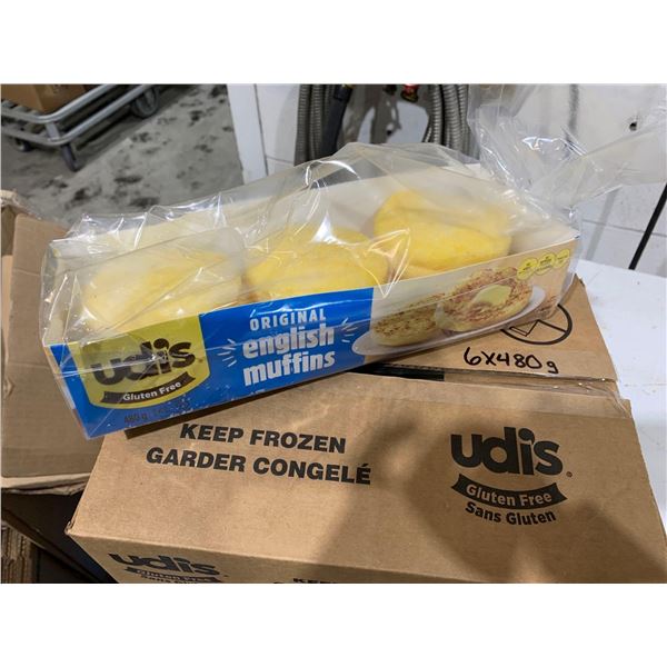 Udis Original gluten Free English Muffins 6x480g