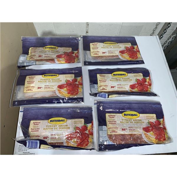 Frozen Butterball Turkey Bacon 6x300g