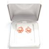 Image 5 : 14K Yellow Gold Fresh Water Pearl & Poly Coral 2 In 1 Earrings (~Size 0) (~length 0 inches), Suggest