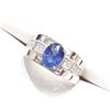 Image 3 : Silver Sapphire(3ct) Ring (~Size 0) (~length 0 inches), Suggested Retail Value $150