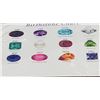 Image 3 : Birthstone Chart Genuine Gemstone (~Size 0) (~length 0 inches), Suggested Retail Value $300