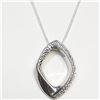 Image 1 : Silver Diamond Necklace (~Size 0) (~length 0 inches), Suggested Retail Value $100