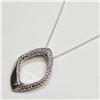 Image 2 : Silver Diamond Necklace (~Size 0) (~length 0 inches), Suggested Retail Value $100