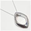 Image 3 : Silver Diamond Necklace (~Size 0) (~length 0 inches), Suggested Retail Value $100
