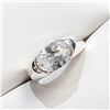 Image 2 : Silver Cubic Zirconia Ring (~Size 0) (~length 0 inches), Suggested Retail Value $60