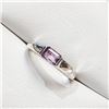 Image 3 : Silver Amethyst Ring (~Size 0) (~length 0 inches), Suggested Retail Value $60