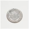 Image 2 : Silver 1945 Canadian 50 Cent Coin (~Size 0) (~length 0 inches) (~weight 11.5g), Suggested Retail Val
