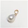 Image 2 : 14K Yellow Gold Fresh Water Pearl Pendant (~Size 0) (~length 0 inches), Suggested Retail Value $80