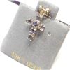 Image 3 : 10K Yellow Gold Sapphires(0.36ct) Pendant (~Size 0) (~length 0 inches), Made in Canada, Suggested Re