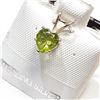 Image 3 : Silver Peridot(0.7ct) Pendant (~Size 0) (~length 0 inches), Suggested Retail Value $40