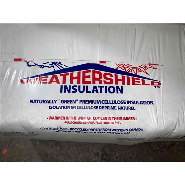 Weathershield Insulation Naturally Green Premium Cellulose 11.5Kg