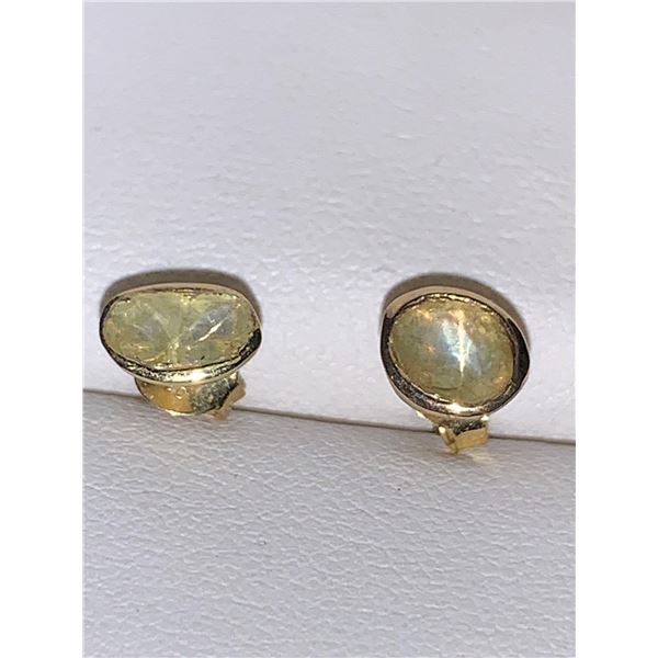 Set of Rose Cuy .40 Carat Natural Diamond Earrings with Certificate Value $1,400.00