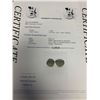 Image 3 : Set of Rose Cuy .40 Carat Natural Diamond Earrings with Certificate Value $1,400.00