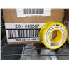 Image 2 : Oatey 1/2" x 260" Yellow Gasline PTFE Tape Case of 20 rolls