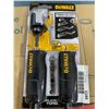 Image 2 : DEWALT Right Angle Drill Adaptor, FlexTorq, 4-in-1 System, Compact, Straight Flexible Shaft, 12-Inch