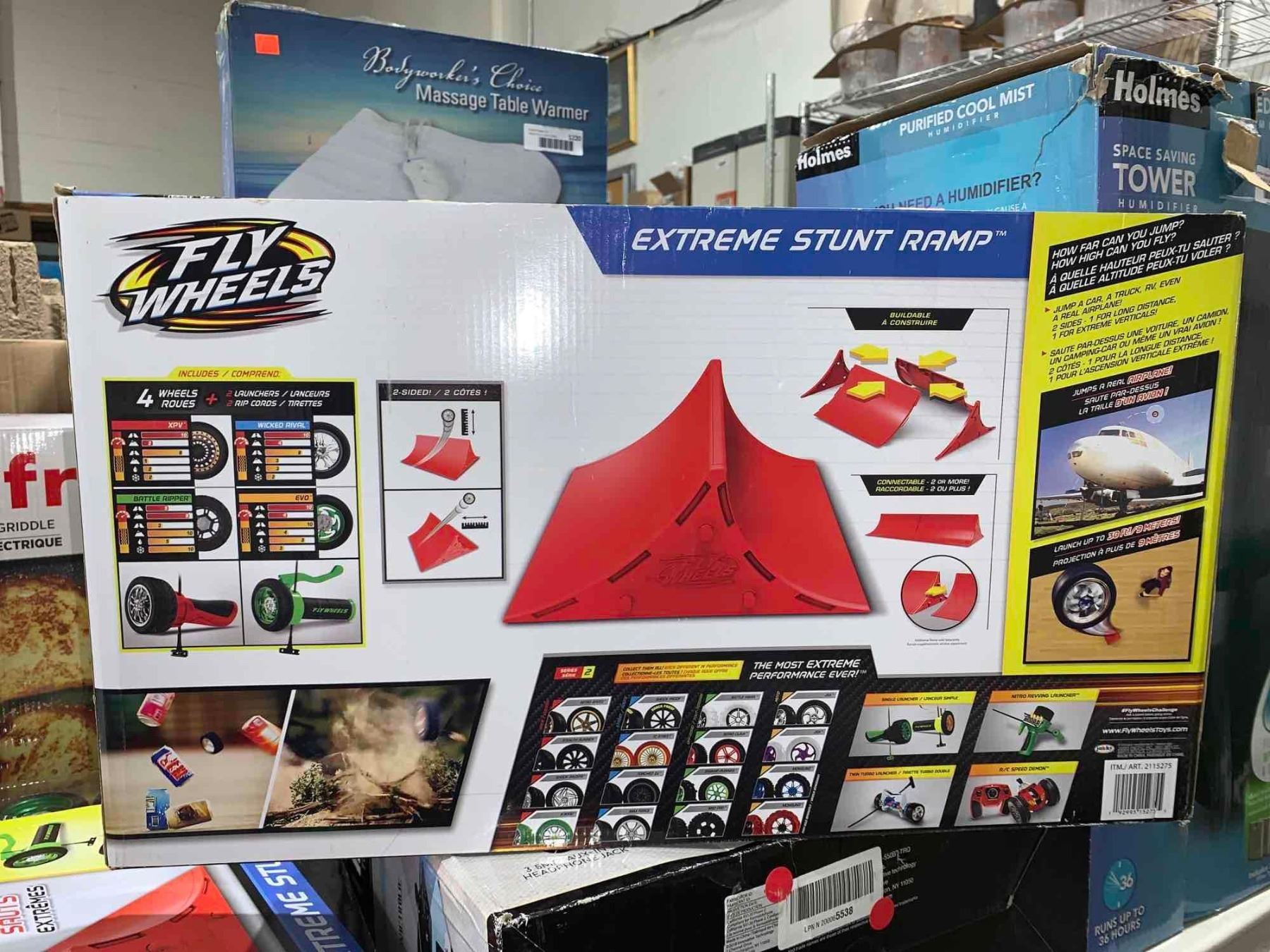 Fly Wheels Extreme Stunt Ramp Set