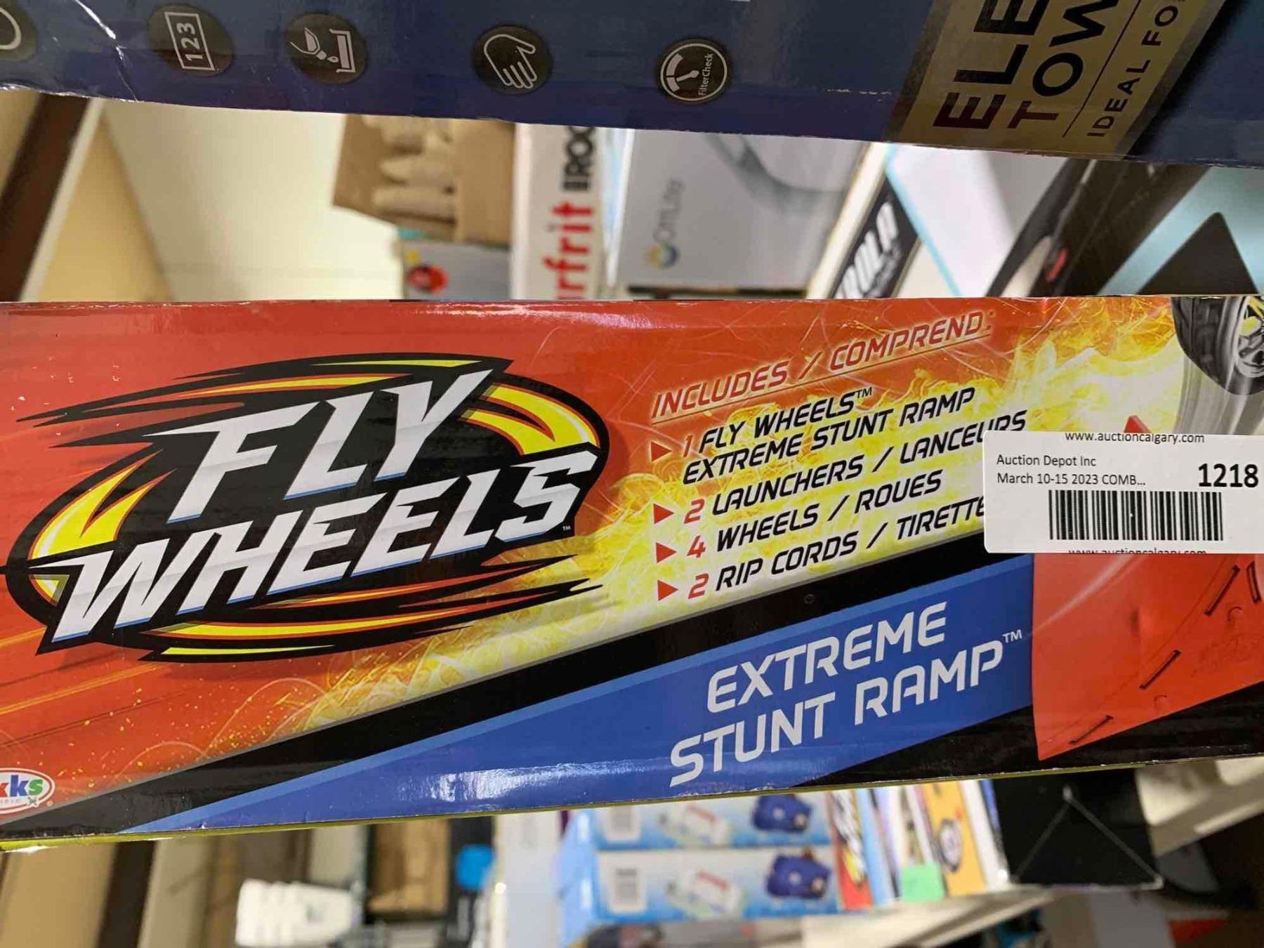 Fly Wheels Extreme Stunt Ramp Set