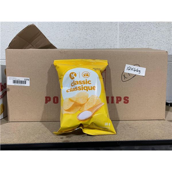 Circle K Classic Potato Chips 12x66g Circle K Classic Potato Chips 12x66g