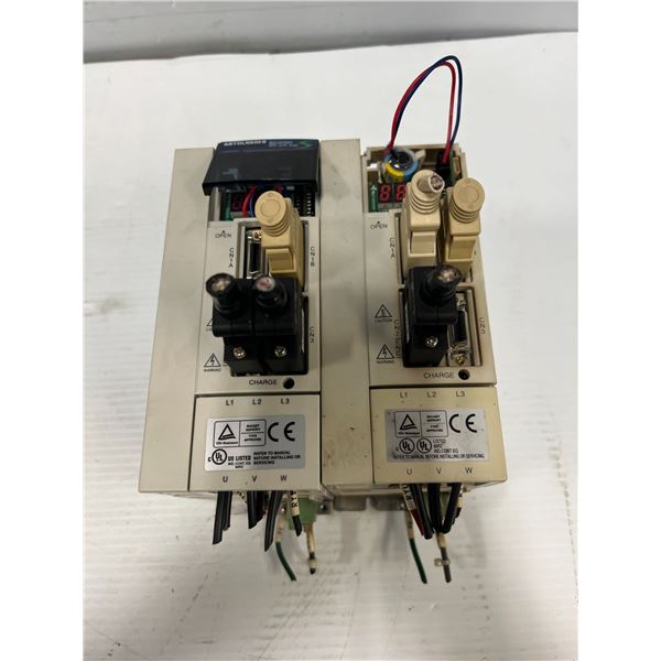 (2) Mitsubishi #MR-J2S-40B Servo Drives