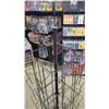 Image 2 : Black 4 Sided Spinning Rack on Wheels      * OFFSITE ITEM