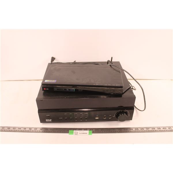 LG Blu-Ray DVD Player & Pyle Stereo Equipment