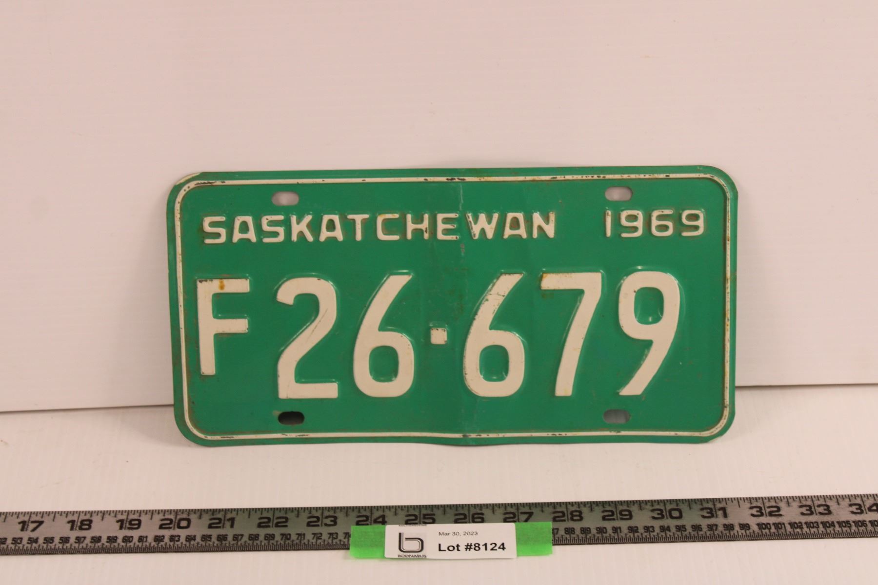1969 Saskatchewan Licence Plate 1969-saskatchewan-licence-plate