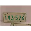 Image 3 : (2) Identical 1968 Saskatchewan Licence Plates