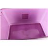 Image 3 : *Purple Rubbermaid Tupperware Bin with Lid