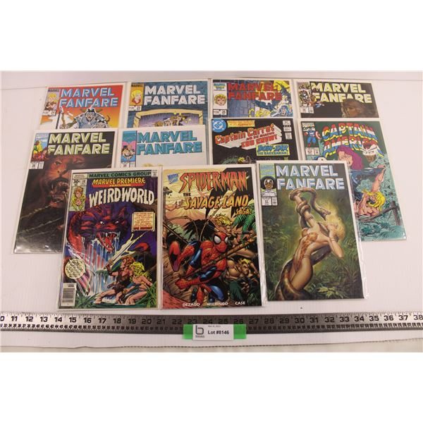 (11) Miscellaneous Marvel Comics (1-30 cents 1- 60 cents)