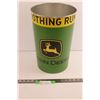 Image 1 : Lg John Deere Advertising Tin Garbage Can