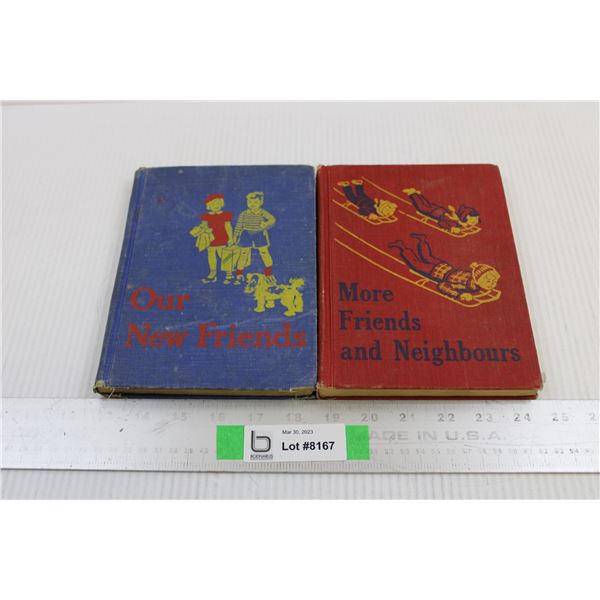 (2) 1950's Dick & Jane Readers