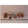 Image 1 : Lot of Assorted Christmas Glasses and Mugs